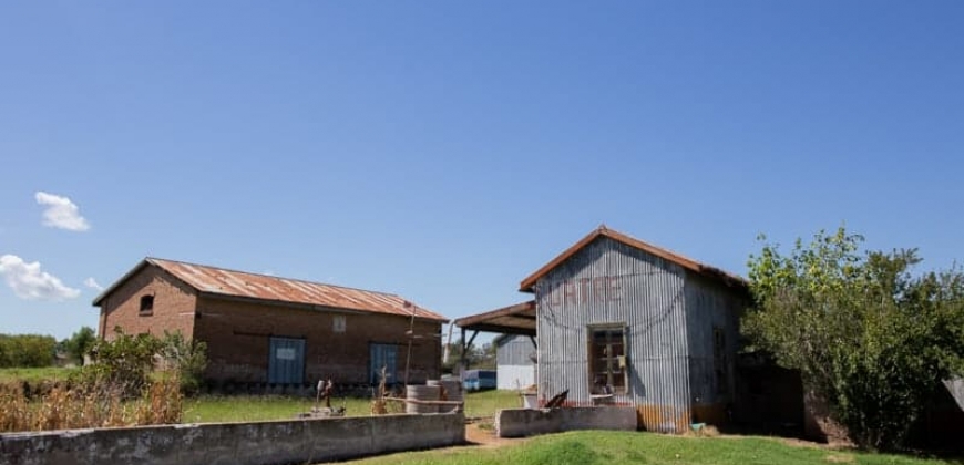 Estación Ferrocarril y Vagones Abandonados